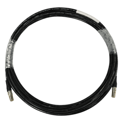 Cable de datos coaxial CXP-6 con conectores DIN 1.0/2.3 en ambos extremos, 3 m, para cámaras industriales CoaXPress