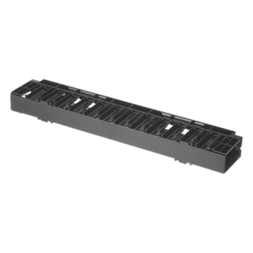 Organizador de Cables Horizontal NetManager, Sencillo (Solo Frontal), Para Rack de 19in, 1UR