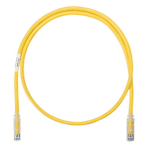 Cable de Parcheo UTP Categoría 6, con Plug Modular en Cada Extremo - 2 Metros (6.56 Pies) - Amarillo