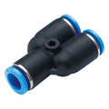 Conector Neumático de Inserción / Unión en Y / Diámetro Exterior 8 mm a 4 mm / Para Sistemas Neumáticos