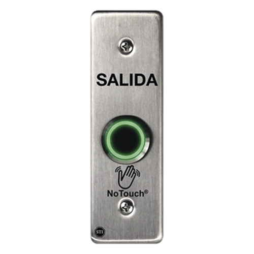 Interruptor IR NoTouch® de Acero Inoxidable, Montaje Delgado, Caja Posterior, SALIDA