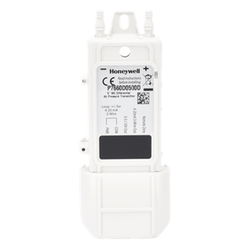 Sensor de presión diferencial de medios secos con 4 rangos seleccionables, salida universal, pantalla LCD y sonda incluida