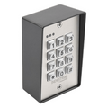 Teclado exterior/interior antivandálico, 3 relevadores, salida wiegand, 1200 usuarios
