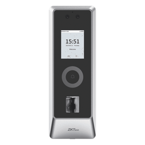 Lector Autónomo Facial y Huella Digital / 30,000 Rostros / IP66 IK07 / TCP/IP Wiegand RS485 / Exterior / ZKBio CVSecurity