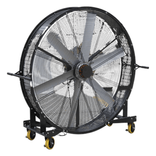 Ventilador Industrial Móvil Ultra Silencioso de 1.5 m y 127 Vca, Ideal para Almacenes, Hangares, Líneas de Producción, Gimnasios