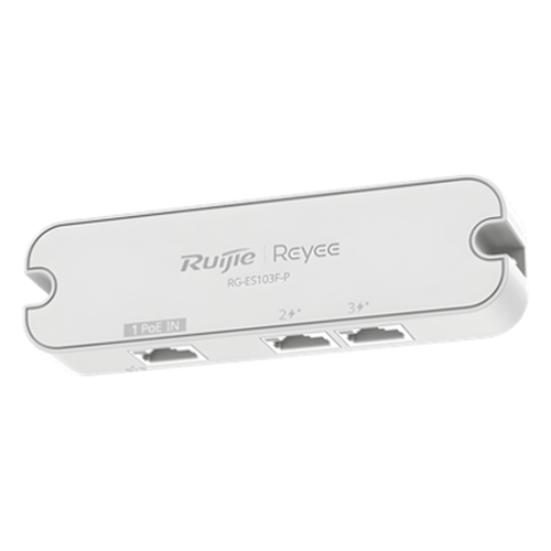 Switch No Administrable PoE-In 3 Puertos / 2 Puertos PoE+ 10/100BASE-T / 1 Puerto PoE-In 10/100BASE-T / Presupuesto PoE 30 W / Switching 0.6 Gbps / Protección 4 kV / Plug and Play / Montaje Pared/Escritorio