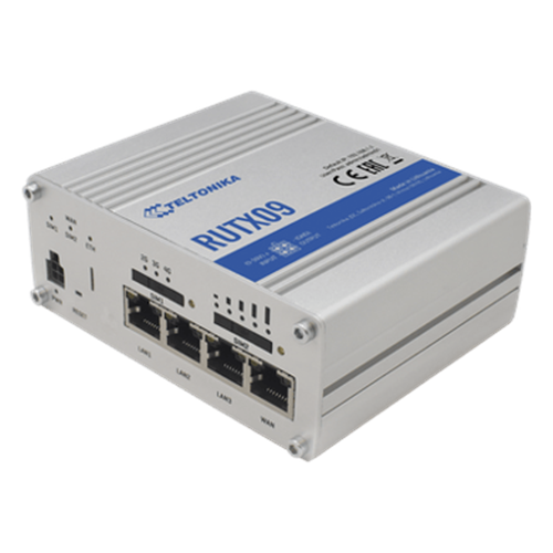 Router Industrial LTE 4.5G Cat 6 / 300 Mbps / 4 Puertos Gigabit / Doble SIM / GNSS / PoE / -40°C a 75°C