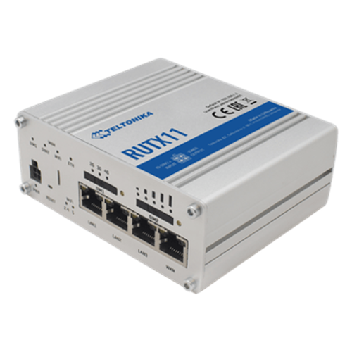 Router Industrial LTE 4.5G Cat 6 / 300 Mbps / WiFi 5 Dual Band / 4 Puertos Gigabit / Doble SIM / GNSS / PoE