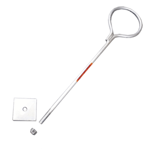 Ancla de Losa o Pared de 90 cm. de 1/2" de Grosor Galvanizado por Inmersión.