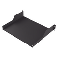 Charola para Soportar Equipos en Rack de 19 in, Profundidad de 34 cm, Color Negro, 2U