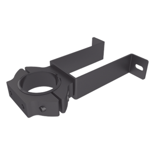 Soporte de pared con abrazadera para poste