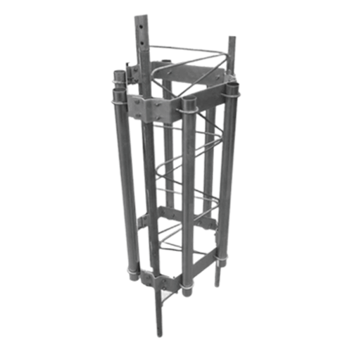 Herraje para 6 antenas sectoriales compatible con tramo STZ45G.