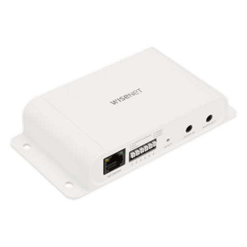 Modulo de E/S de Alarma y Audio por red para camaras PTZ Plus Wisenet