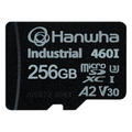 Memoria MicroSD industrial 256 GB / 100 MB/s Lectura / 80 MB/s Escritura / V30/U3/A2 / Especializada camaras Hanwha Vision