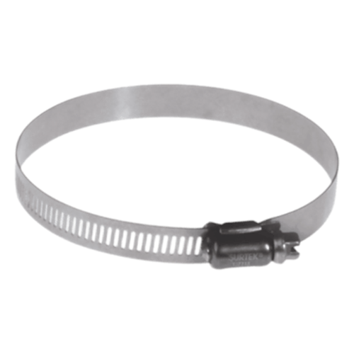 Abrazadera sin fin diametro 2-5/8 a 3-1/4in, ancho 1/2in inoxidable.