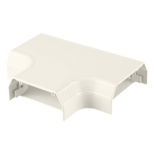 Accesorio en "T", para uso con canaleta T70, Material PVC Rígido, Color Blanco
