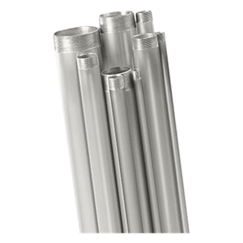 Tubo conduit de 2 1/2” rígido de aluminio de 3.05 metros con cople.