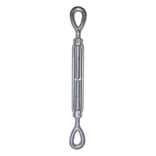 Tensor de 5/8" x 12" Acero Forjado OJO-OJO Galv. Inmersión en Caliente (Carga Max. 3500 lbs).