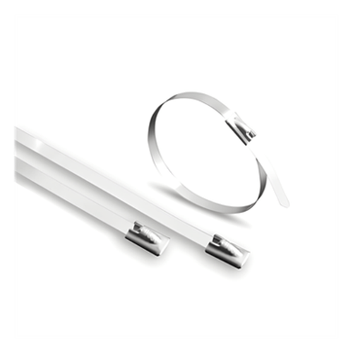 Cincho de Acero Inoxidable, 4.6 x 200 mm (100pzs) (4100-01000)
