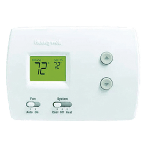 Termostato digital no programable de 1 etapa calor/frío para sistemas convencionales o bomba de calor sin calor auxiliar, serie Pro 3000