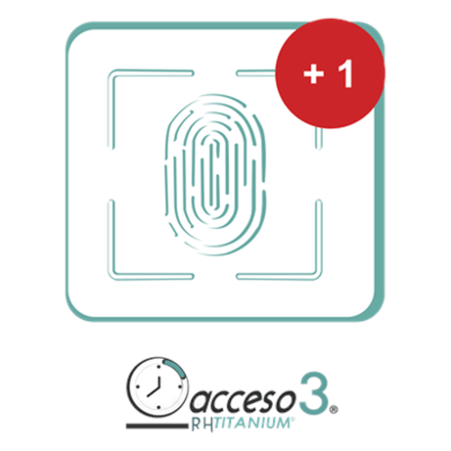 [BAJO PEDIDO] Expansión (Checador adicional) para Software de Tiempo & Asistencia compatible con SISTEMAS DE NOMINA / Acceso3 - TITANIUM