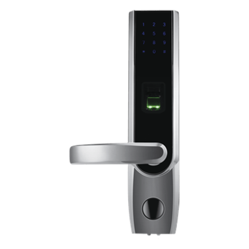 Cerradura autónoma izquierda bluetooth de huella digital, tarjeta de proximidad y contraseña / APP ZKSmarKey