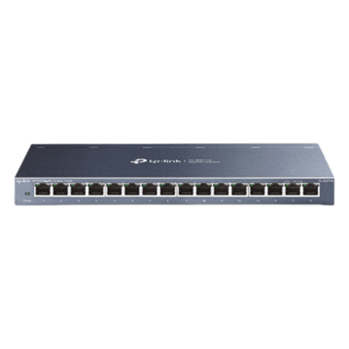 Switch Gigabit no administrable de 16 puertos 10/100/1000 Mbps para escritorio
