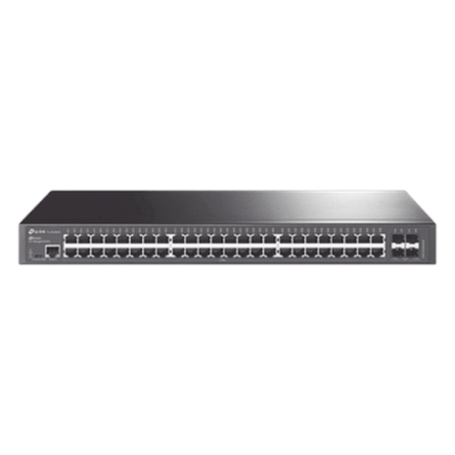 Switch Omada SDN Administrable / 48 puertos Gigabit y 4 puertos SFP+ / Funciones sFlow, QinQ y QoS / Administración centralizada OMADA