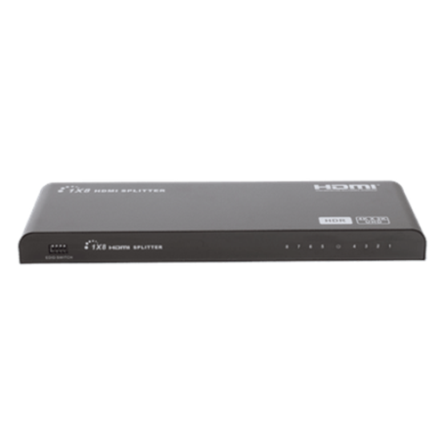 Splitter HDMI 4K de 1 Entrada a 8 Salidas (Simultaneas) | Soporta 4K×2K | Ajuste de resoluciones EDID | HDR | HDMI 2.0 | HDCP 2.2 | Permite mezclar pantallas en 4K y 1080P