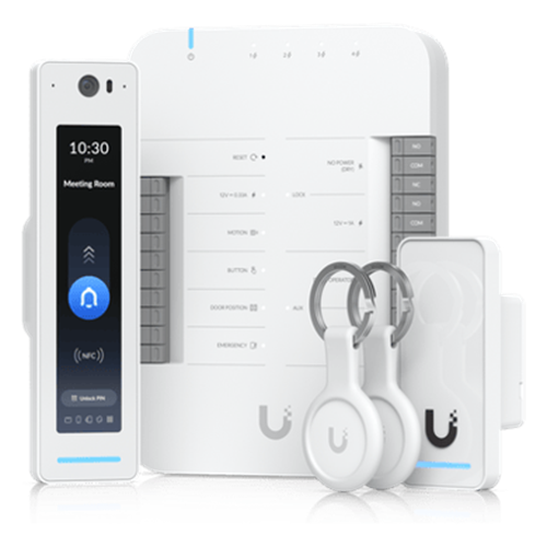 Kit de Control de Acceso G3 para 1 Puerta, Incluye Door Hub, G3 Reader Pro y Lector de Salida, Compatible con Touch Pass, Incluye 2 Keyfobs