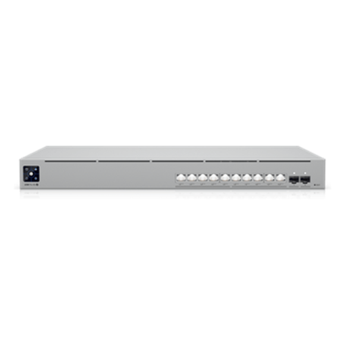 USW Pro XG 10 PoE Switch PoE+++ Capa 3 Etherlighting™ de 10 Puertos 10GbE (Todos PoE+++) y 2 Puertos SFP+ con Disponibilidad PoE de 400W