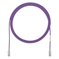 Cable de Parcheo TX6, UTP Cat6, Diámetro Reducido (28AWG), Color Violeta, 4.57 Metros (15 Pies)