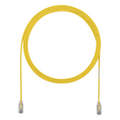 Cable de Parcheo TX6, UTP Cat6, Diámetro Reducido (28AWG), Color Amarillo, 1.22 Metros (4 Pies)