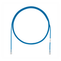 Cable de Parcheo UTP Cat6A, CM/LSZH, Diámetro Reducido (28AWG), Color Azul, 2 Metros (6.56 Pies)