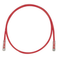 Cable de Parcheo TX6, UTP Cat6, 24 AWG, CM, Color Rojo, 2.13 Metros (7 Pies)