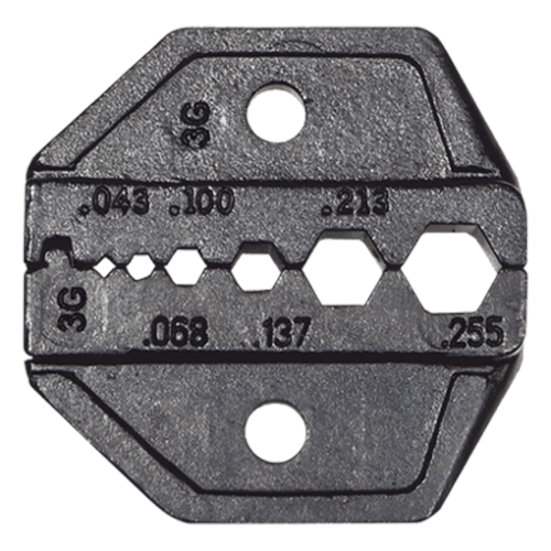 Matriz Ponchadora para RG58, RG59, RG62 y RG174. Compatible con Pinza Ponchadora VDV200-010
