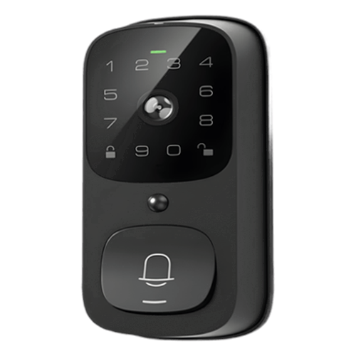 Cerradura Inteligente con función videoportero LNDU / WiFi Integrado / Compatible App LNDU / Teclado Táctil / 8 Baterías AA / Bloqueo Manual y Automático / Exterior IP65
