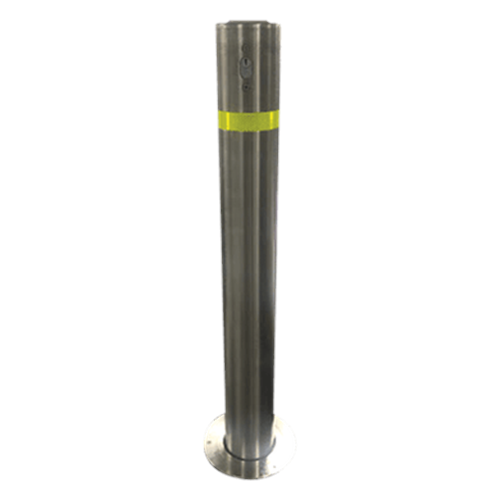 Bolardo retráctil de Acero Inoxidable de 900 mm de Altura / Ideales para delimitación vehicular y peatonal