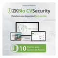 Licencia para ZKBio CVsecurity permite gestionar hasta 10 puertas para control de acceso